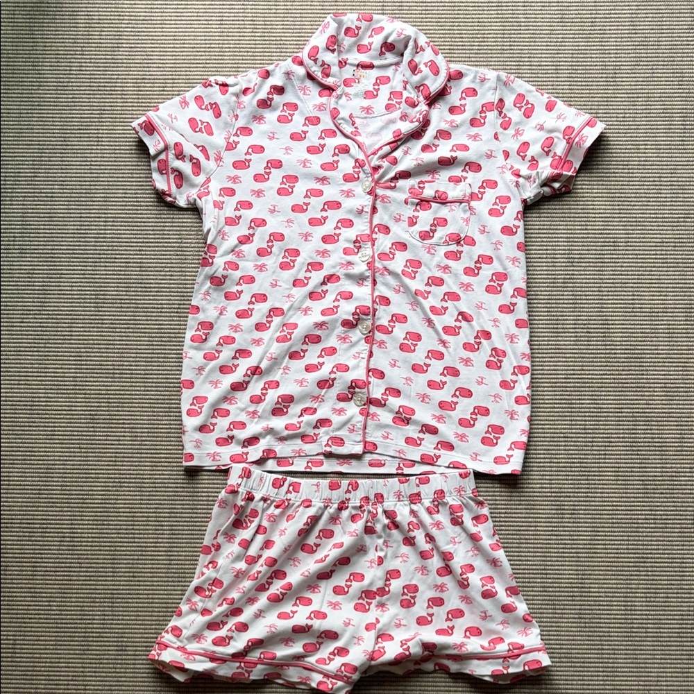 Roller Rabbit Moby Polo Pajamas Pink